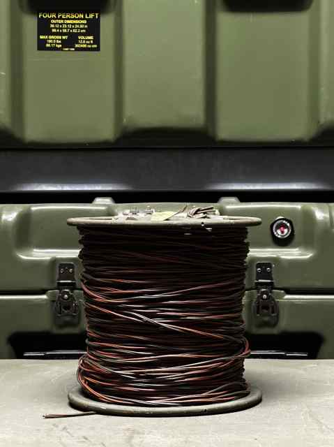 MILITARY INDUSTRIAL BIZARRE UNICOR TELEPHONE CABLE