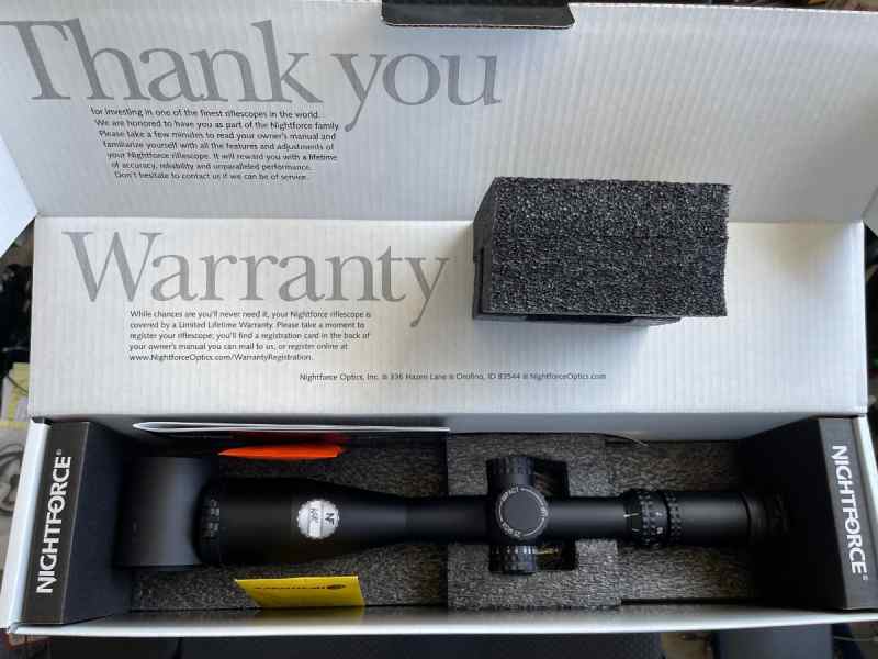 Nightforce ATACR - 7-35x56mm MOAR F1, Black NIB