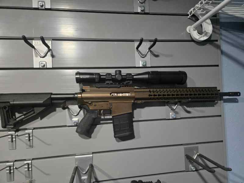 Custom DPMS Burnt Bronze  Cerakote AR-10 308