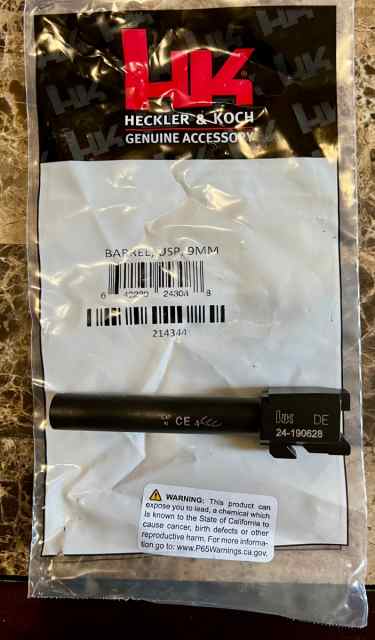 Hk usp 9mm factory German made barrel