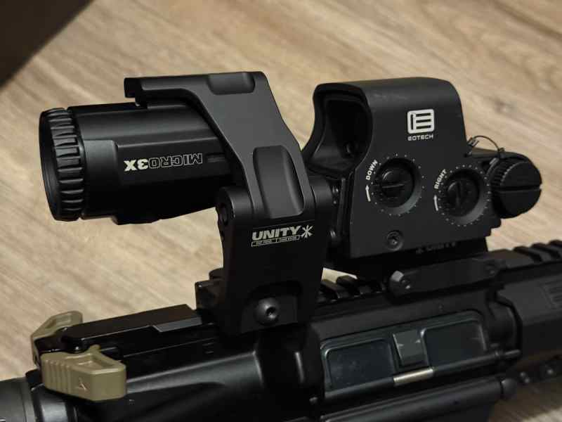 Eotech and magnifier